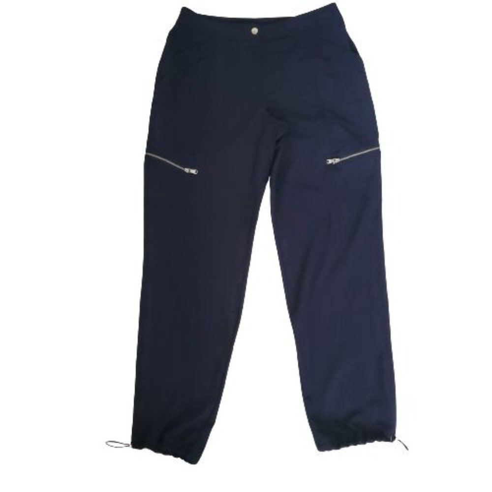 Zenergy By Chicos Women's Neema Zippered Side Pocket Cargo Pants Size 0/ US-4 - Picture 6 of 16